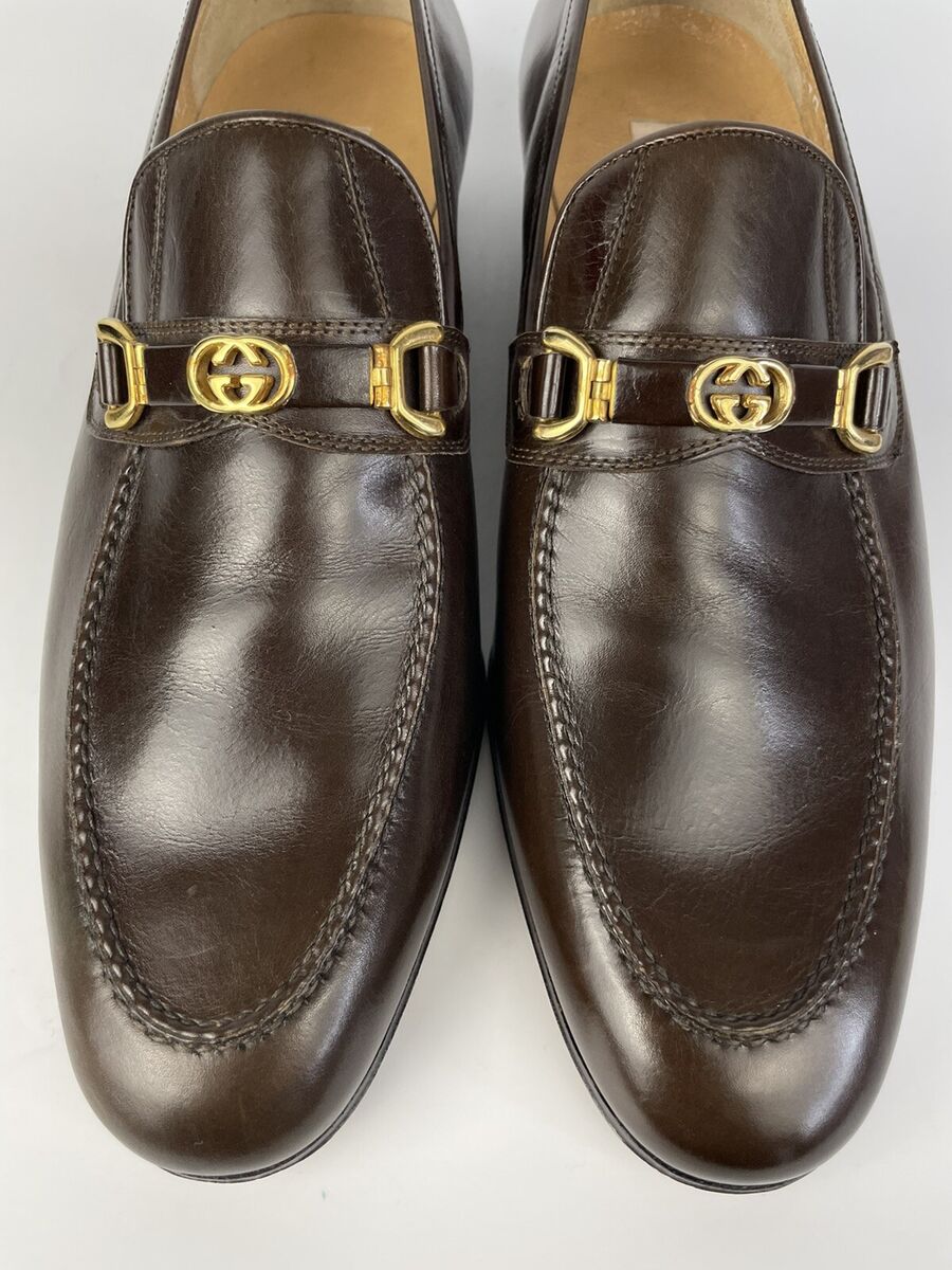 Gucci Brown Loafer With Interlocking G Mens Size 43/US 13 | eBay Gucci Brown Loafer With Interlocking G Mens Size 43/US 13 | eBay