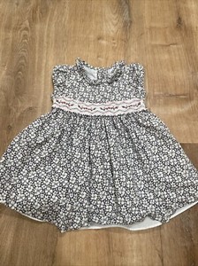 Baby Girls Iris And Ivy Smocked Dress Floral Size 12 Month