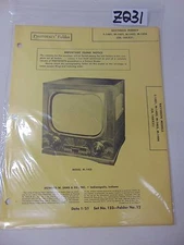 SAMS PHOTOFACT FOLDER MANUAL & SCHEMATIC TV RATHEON C-1401 M-1402 -1403 -1404 