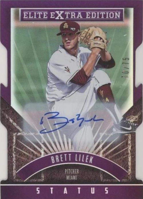 Status Purple Die-Cut Prospects Autographs