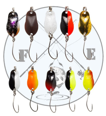 FTM Spoon Track 0,7g Forellenblinker Spoon Forelle UV aktiv Trout Spoon Angeln