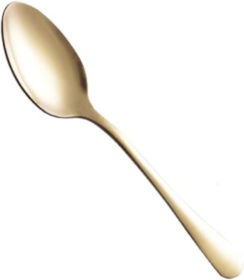 Stainless Gold spoon oval soup spoon dinner main meal spoon