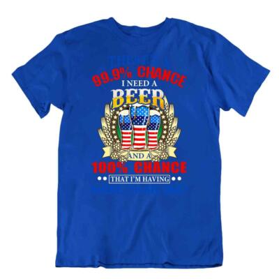 Ich brauche ein Bier T-SHIRT STRAND URLAUB SOMMER ALOHA TEE Bier Cap Prost SHIRT