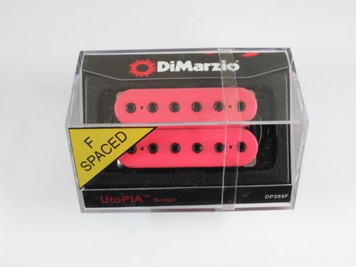 DiMarzio F-Spaced Utopia Bridge Humbucker Pink W/Black Poles DP 289 F