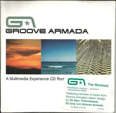 GROOVE ARMADA Multimedia w/ 2 VIDEO & INTERVIEW & BIOGRAPHY PROMO CD ROM SEALED