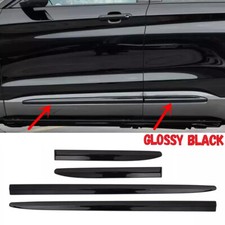 4pcs Glossy Black Body Side Door Molding Cover Trim For Ford Explorer 2020-2026