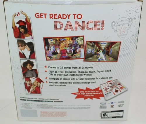 PS2 High School Musical 3: Dance Bundle Game & Dance Pad Not Tested - Picture 6 of 8