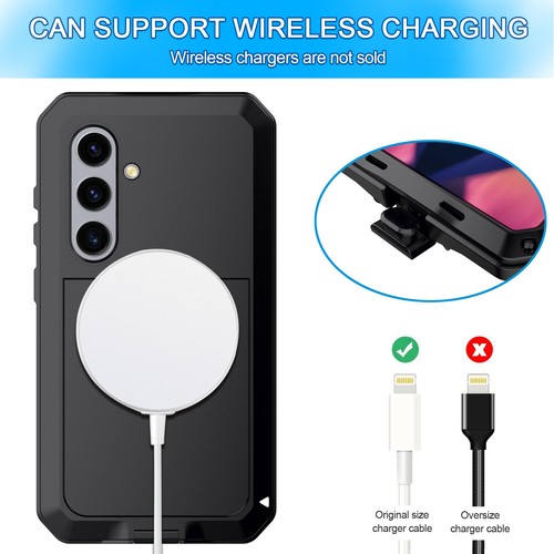 For Samsung S25 Ultra S24 S23 S22 Metal Case Shockproof Dual Layer Screw Bumper - Picture 8 of 50