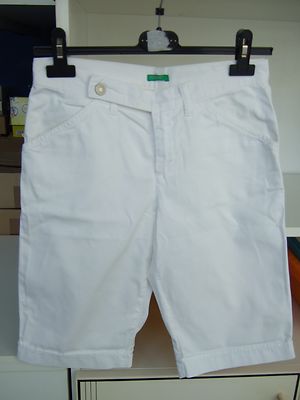 BENETTON JEANS AJ SHORTS BERMUDA SHORTS SIZE XL (S ) OCCASION...ENTER!!!