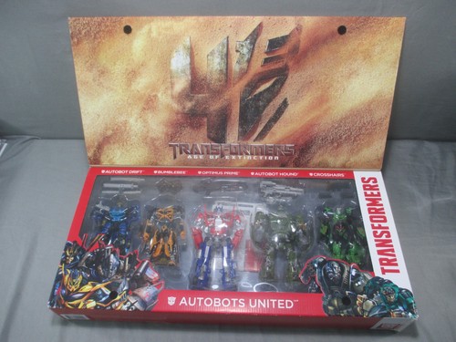 Transformers Age of Extinction AUTOBOTS UNITED Paquete de 5 Edición Platino 2014 - Imagen 2 de 16