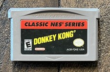 Donkey Kong Classic NES Series Nintendo GameBoy Advance GBA Authentic
