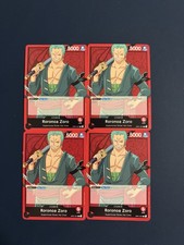 4x One Piece TCG - Leader Einzelkarte - OP01-001 Roronoa Zoro L/EN/NM