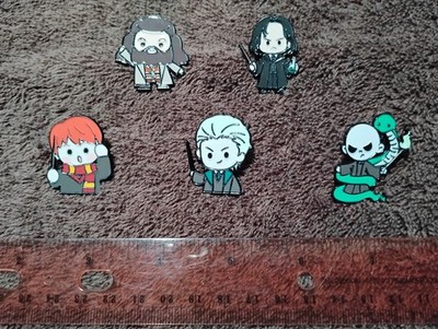 HARRY POTTER PIN SET Hagrid Snape Weasley Draco Voldemort enamel pins lapel lot