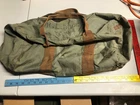 vintage 1950’s military duffle bag talon zipper USA  post WW1 navy VF 94 stencil