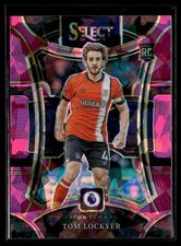 2023-24 Panini Select Premier League Pink Cracked Ice Prizm #157 Tom Lockyer RC