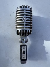 Vintage 1950s/1960s Shure 55 SW Microphone - Untested As Is For Parts