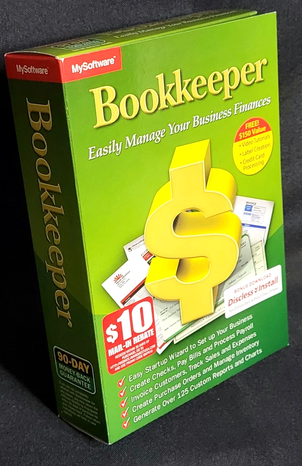 MySoftware Bookkeeper Easily Manage Sales & Expenses 2019 - Image 2 of 4