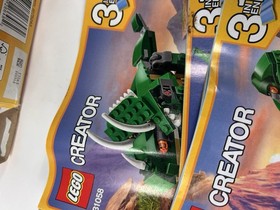 LEGO Creator 3-in-1 Mighty Dinosaurs 31058 T-Rex Triceratops Pterodactyl w/ Box