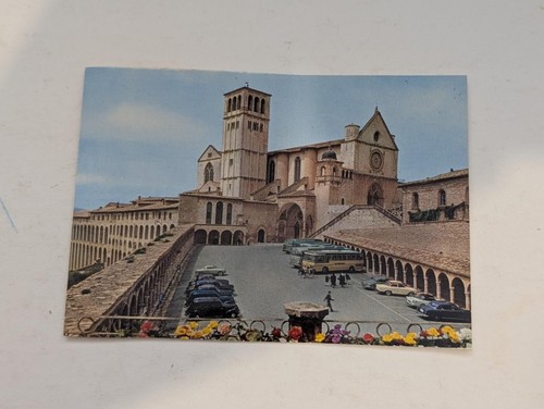 Tourist Photograph - Basilica Of St Francis Assisi Italy 1980's - Bild 1 von 2