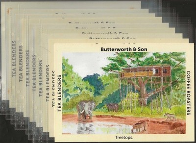 BUTTERWORTH (TEE) - FULL SET - THE ROMANCE OF KENYA 2015 (G10 CARDS) TOP+++