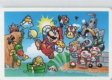 Super Mario Bros Nintendo Playing Card 3 of Spades Japanese Art Vintage