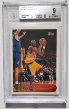 1996-97 KOBE BRYANT TOPPS ROOKIE CARD RC #138 BGS 9 Los Angeles Lakers HOF. rookie card picture