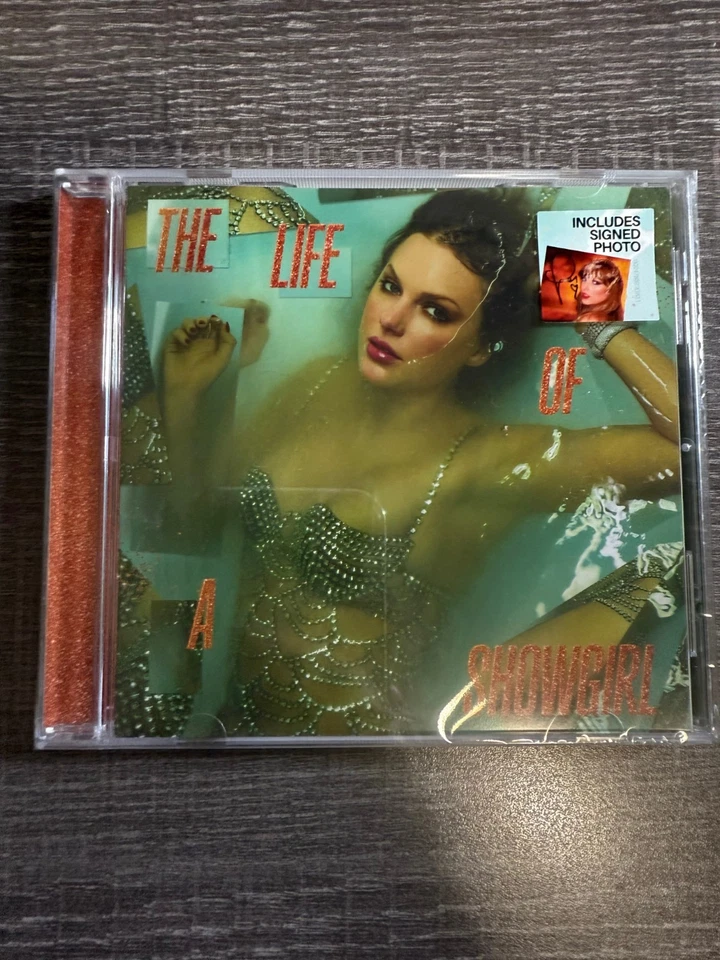 Taylor Swift - The Life of a Showgirl CD + Hand Signed Photo 1 - IN HAND SEALED