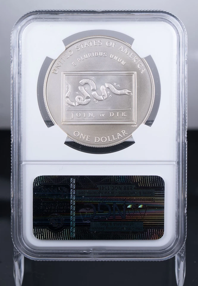 Certified 2006-P Silver $1 NGC MS69 Ben Franklin Scientist - Image 3 of 4