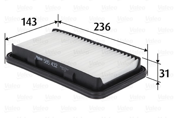Luftfilter Valeo 585432 Filtereinsatz FüR MZ EZ Suzuki Swift Liana ER 3 RS413-image