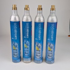 SodaStream 60L CO2 Cylinder Lot of 4 - 3 Part...