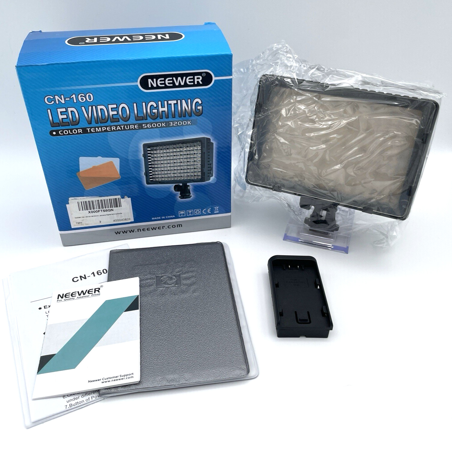 NEEWER CN-160 LED Video Lighting Panel for Digital Cameras ~