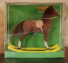 Breyer NEW 1985 Collector's Rocking Horse Flocked Saddlebred Weanling 701 W/ Box