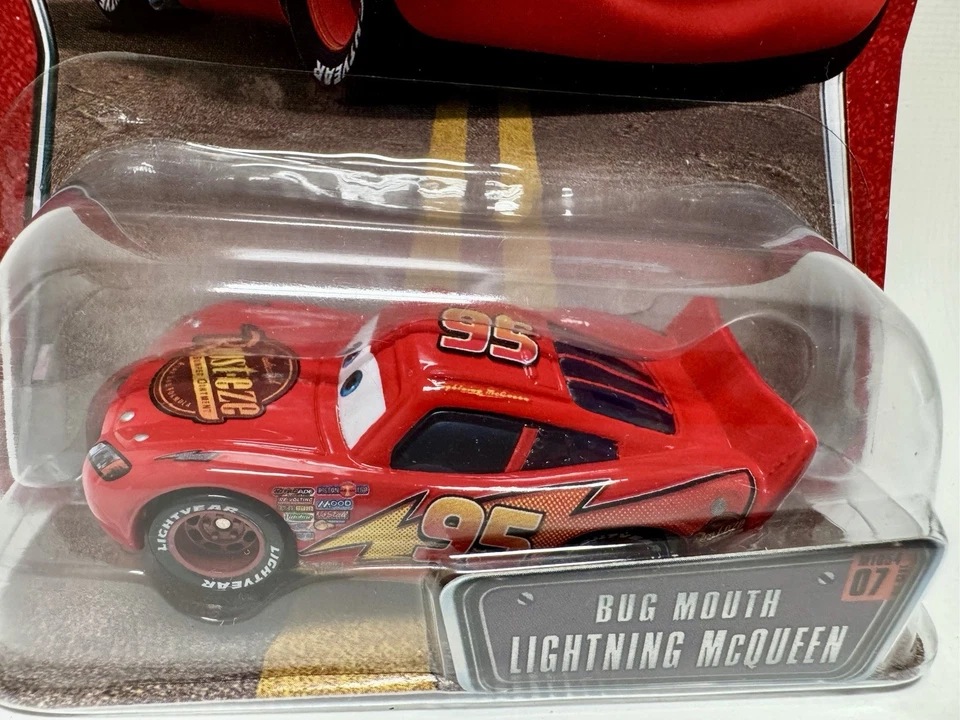 Disney Pixar Cars Bug Mouth Lightning McQueen #07 The World Of Cars 2007 Foto 2 de 4