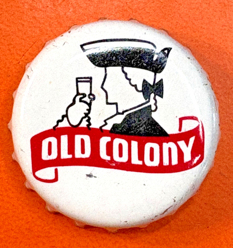OLD COLONY CORK CAP SODA POP USED ORANGE CRUSH