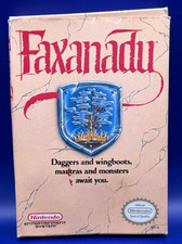 Faxanadu (Nintendo Entertainment System, 1989) CIB Box, Manual, Game Cart TESTED