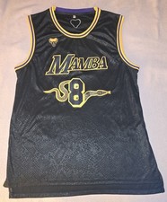 ALL SEWN Kobe Bryant BLACK MAMBA 8/24 Limited...