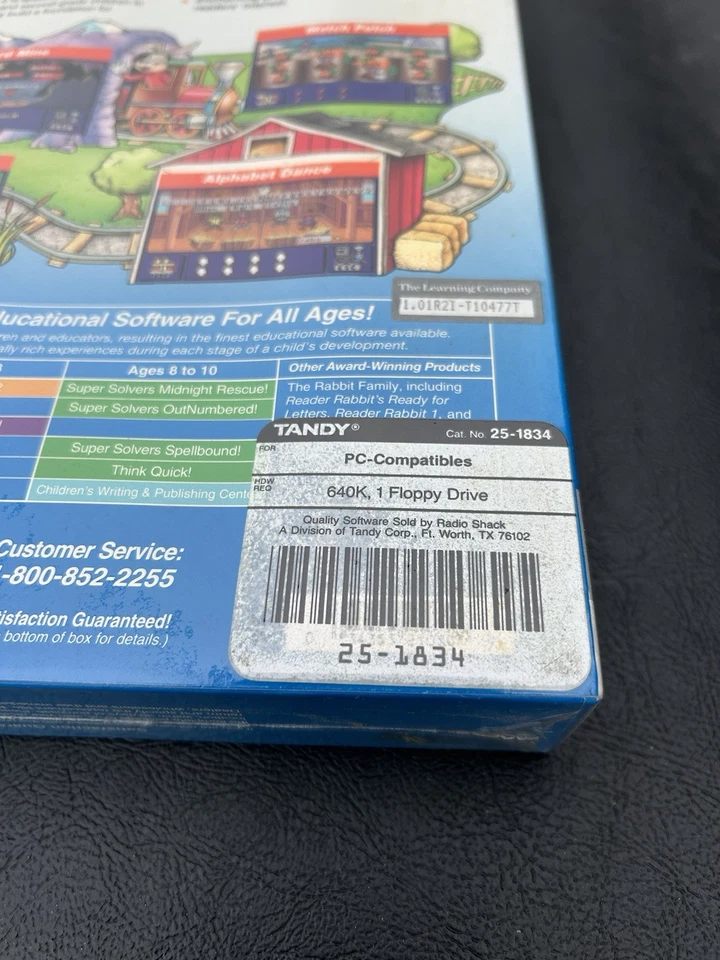 Reader Rabbit 2 The Learning Company Big Box IBM Tandy Game 3.5" NEW 1992 - Image 3 of 4