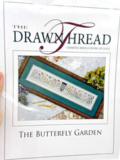 the drawn thread crossstitch The Butterfly Garden