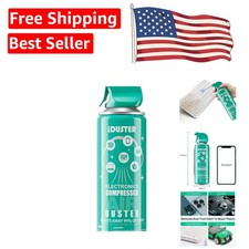 10oz Disposable Compressed Duster - Eco-Friendly Keyboard Cleaner  Air Spray