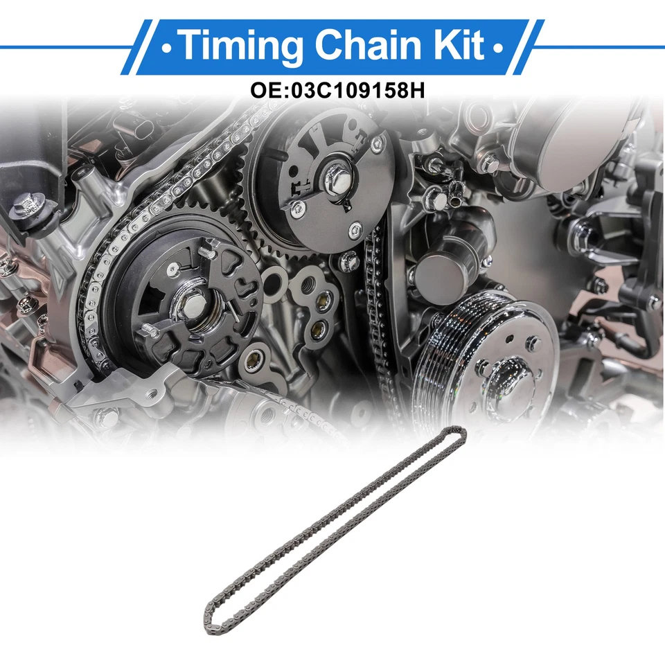 Kit Chaîne 03C109158H pour VW Polo 2013-2018 Tiguan 2014-2018 - Imagen 2 de 4