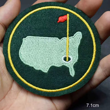 Masters Golf Tournament Vintage Style Embroidered Iron On Patch Applique