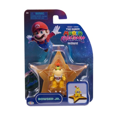 #ad Bowser Jr. 1.5 inch Mini Star Figure Super Mario Galaxy Movie Jakks Pacific $19.95