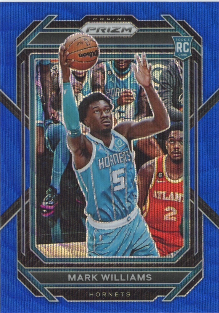 2022-23 Panini Prizm #257 Mark Williams Prizms Blue Wave