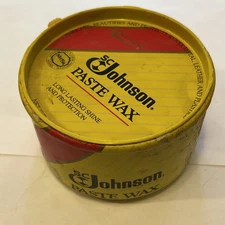 SC Johnson Paste Wax Vintage 16 Oz Can Approx 80% Full Original Formula