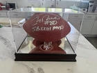 Jerry Rice Super Bowl XXIII MVP Inscribed Signed Wilson Football Fanatics Holo
