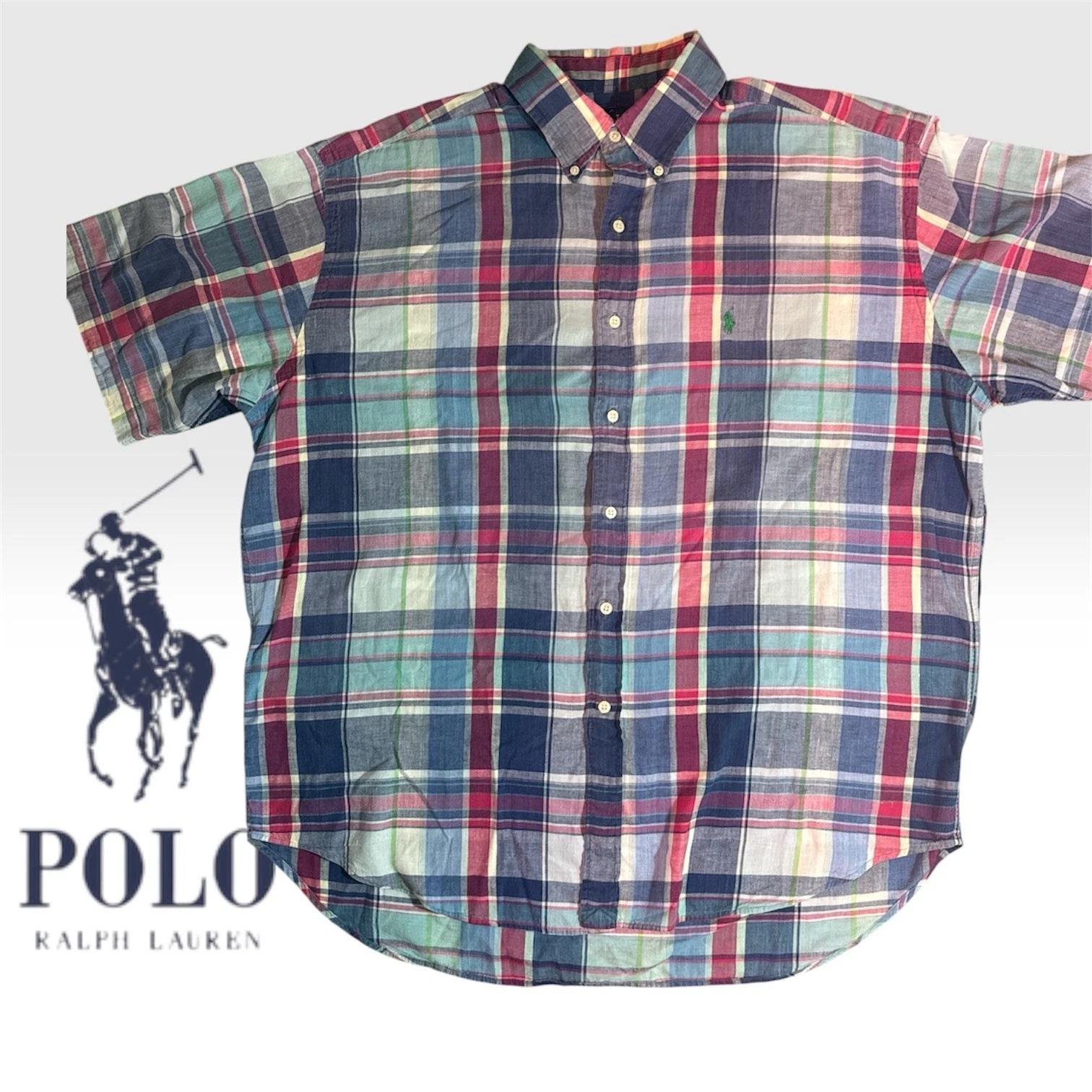 Polo Ralph Lauren Men's Button Down Shirt XL Plaid Multi Casual Classic Refined