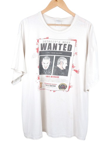 Thrashed Detroit's Most Wanted Double Sided Twiztid Logo Madrox Tee Mens 2XL