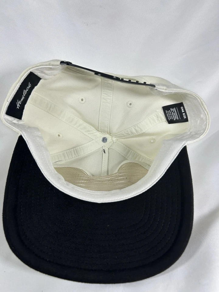 Alpine 5 Panel Hat in Chalk HEMLOCK HAT CO HTF Adjustable One Size Foto 3 de 3