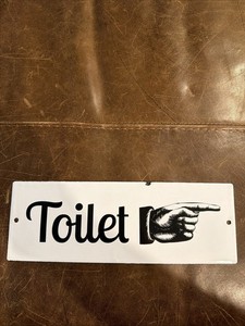 Toilet Sign Vintage | eBay