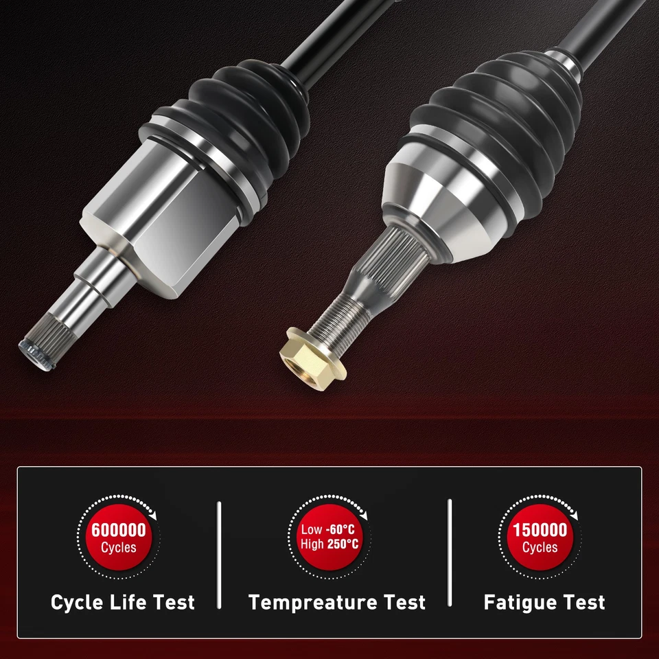 Conjunto de eje delantero Pasajero CV para Pontiac Trans Sport 3,4 L 1997-1998 Foto 4 de 4